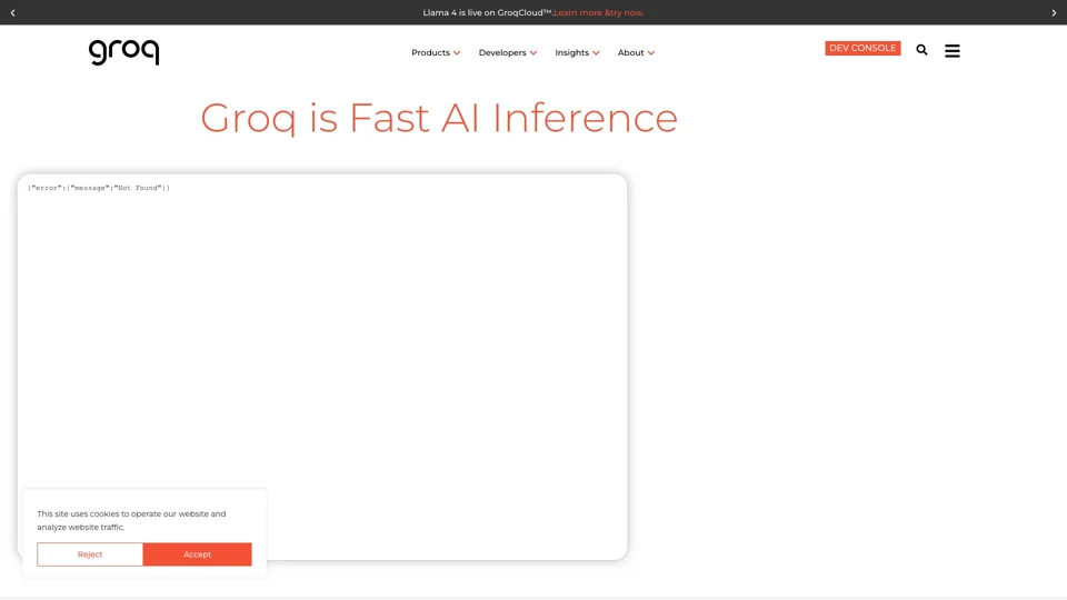 Groq is Fast AI Inference