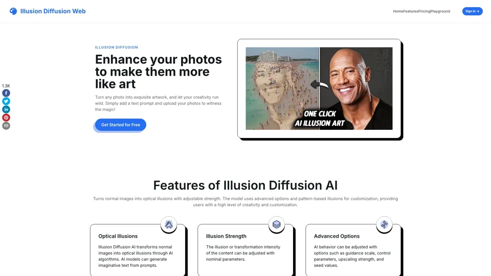 Illusion Diffusion: Free AI Photo Illusion Generator Online