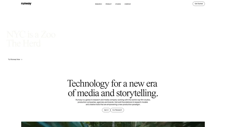 Runway | Tools for human imagination.