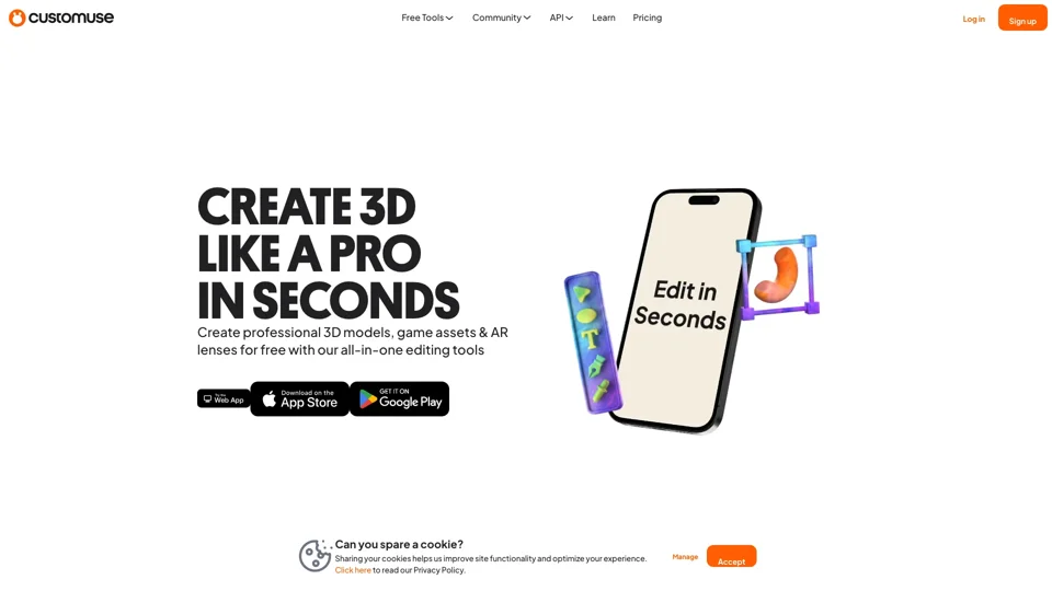 Customuse - Free 3D Clothing Template Design for Games and Apps