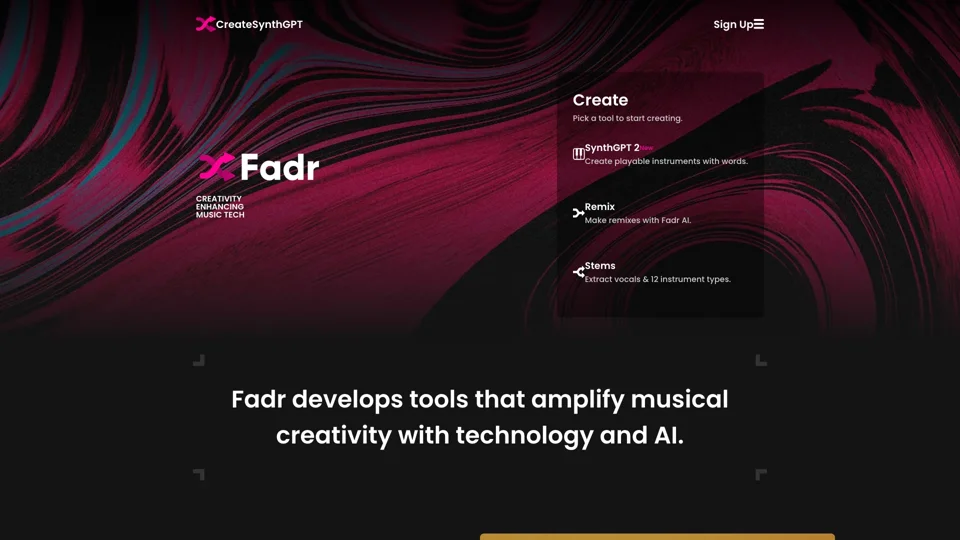 AI Music Maker - Fadr