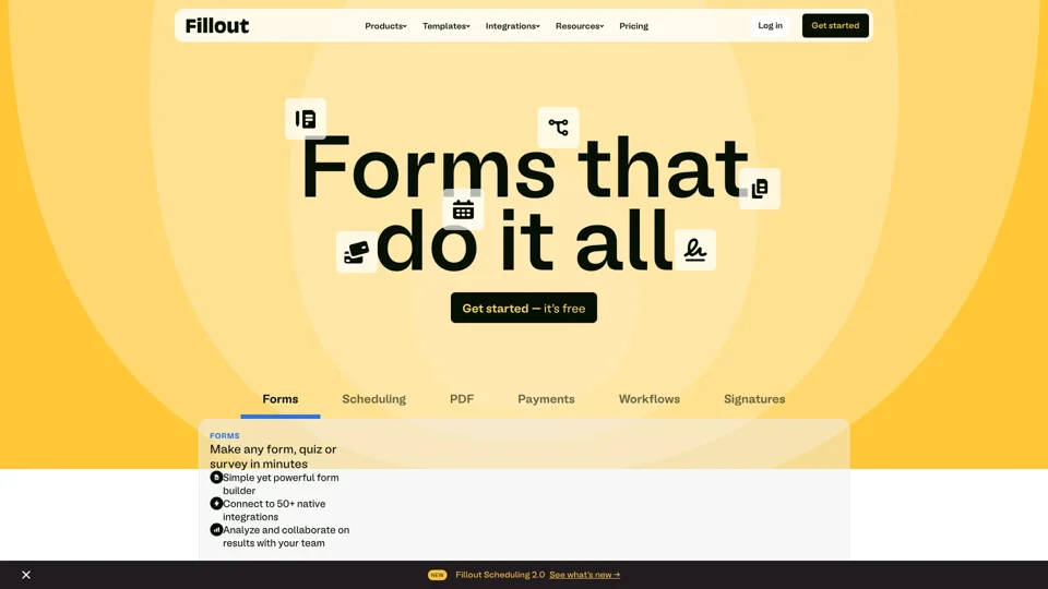 Fillout | Forms that do it all