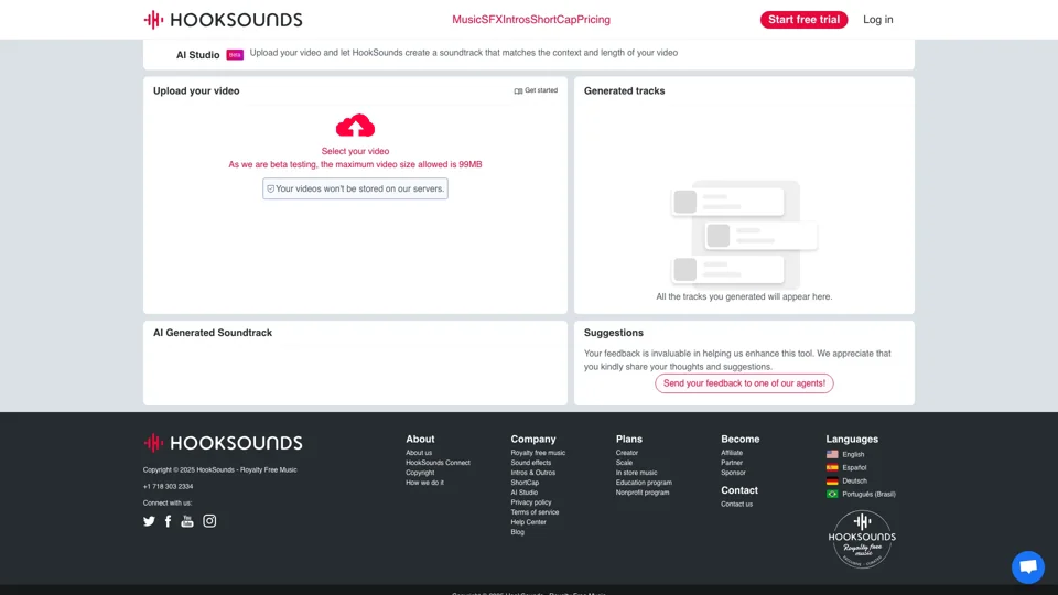 AI Studio | HookSounds