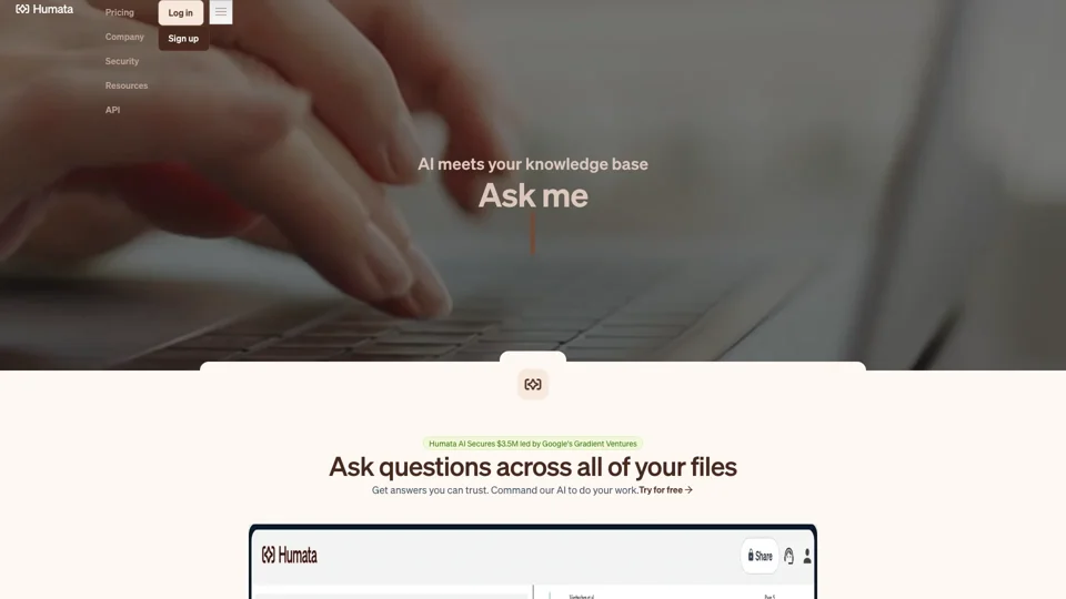 Humata: AI for your files