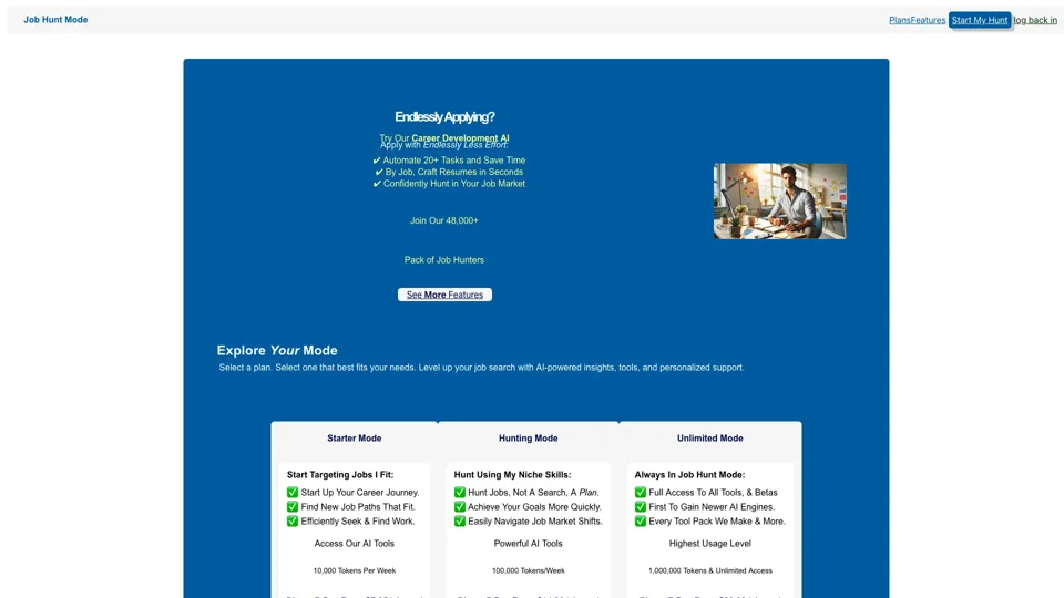 Job Hunt Mode | AI Powered Career Services Platform