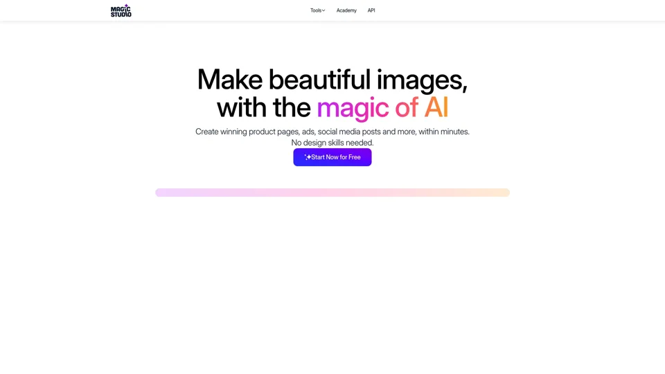 Magic Studio : Make beautiful images with AI