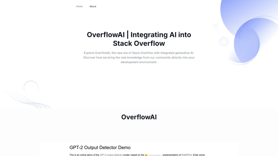 OverflowAI | Integrating AI into Stack Overflow