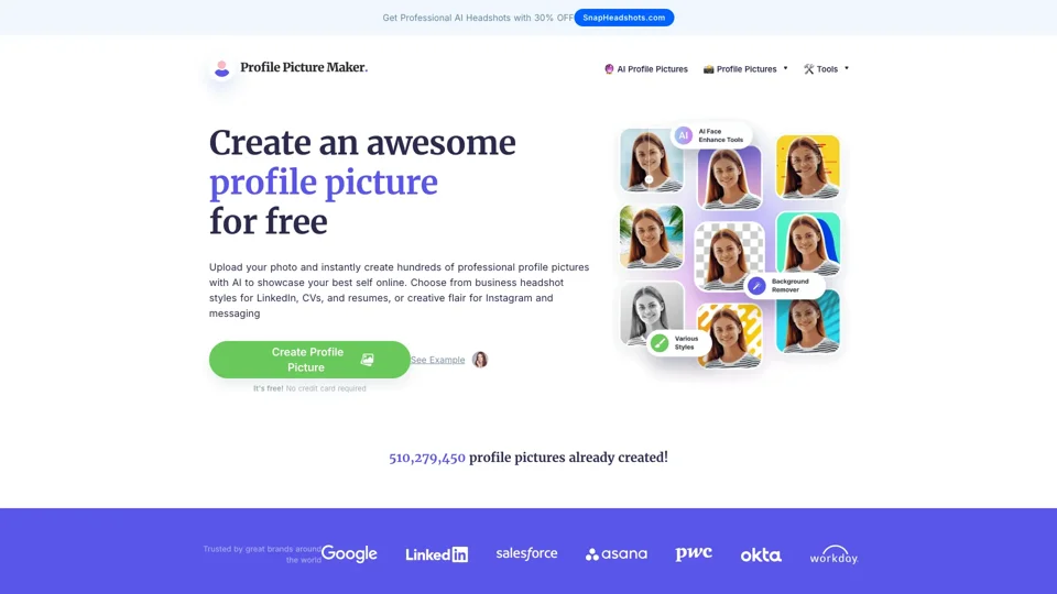 Free Profile Picture Maker - Generate your PFP with AI
