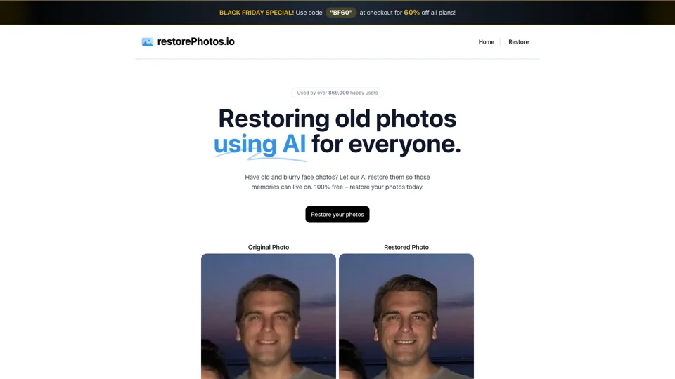 Face Photo Restorer