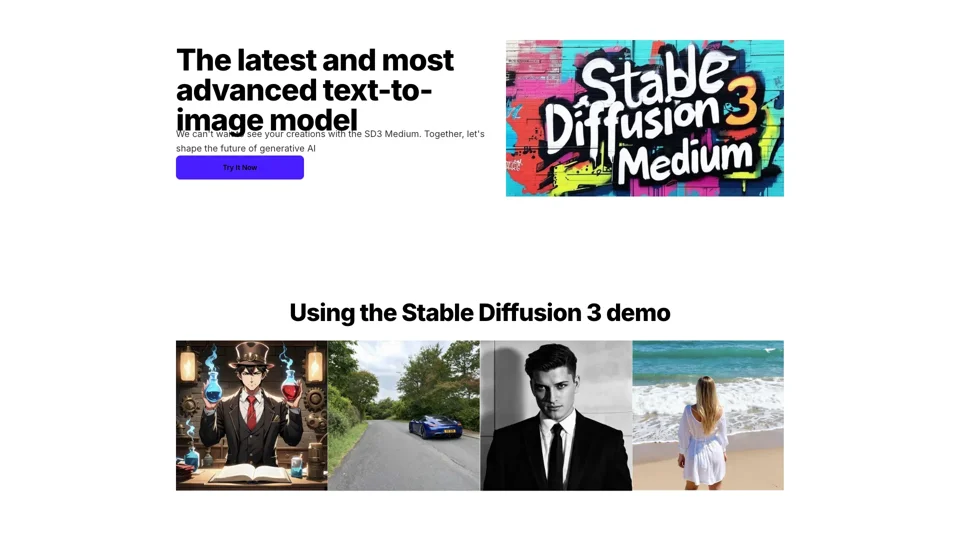 SD3 Medium: The latest and most advanced text-to-image model