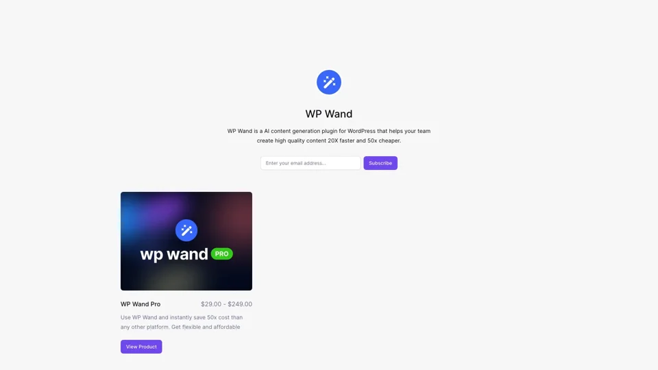 WP Wand