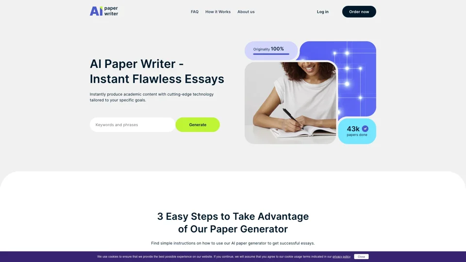 AI Paper Writer Online - Get Flawless Essays Within Seconds