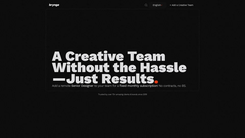 Brynga.com - Add a Design Team!