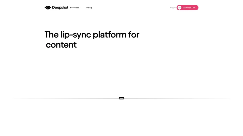 Deepshot - The AI Lip-Sync Platform