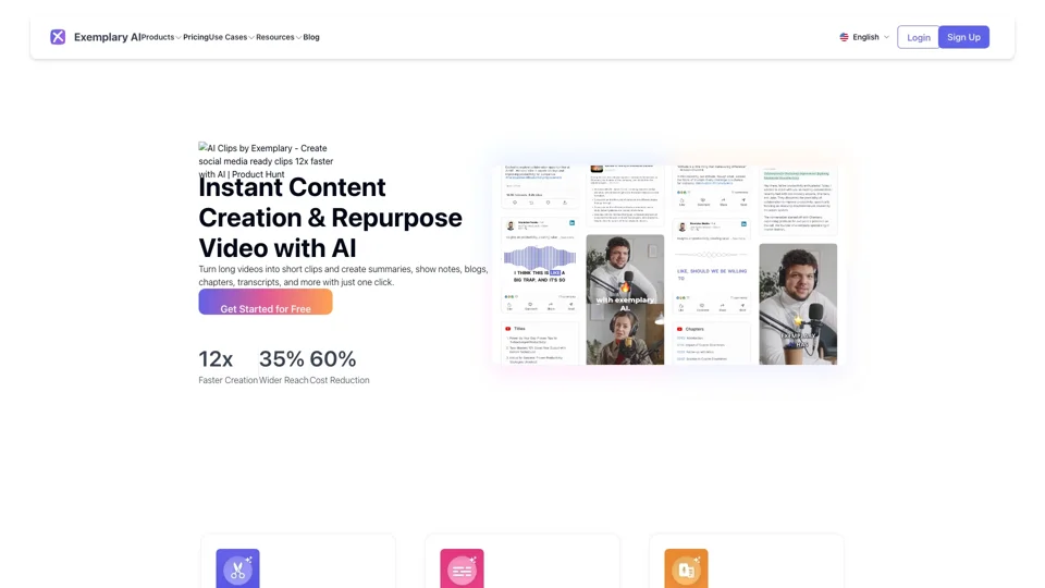 Exemplary AI - Your Content Repurposing Toolkit