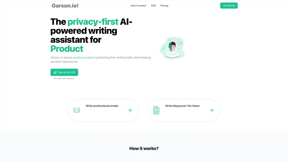 Garson.io - The privacy-first AI-powered writing assistant for product people