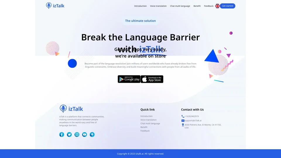 IzTalk - Homepage