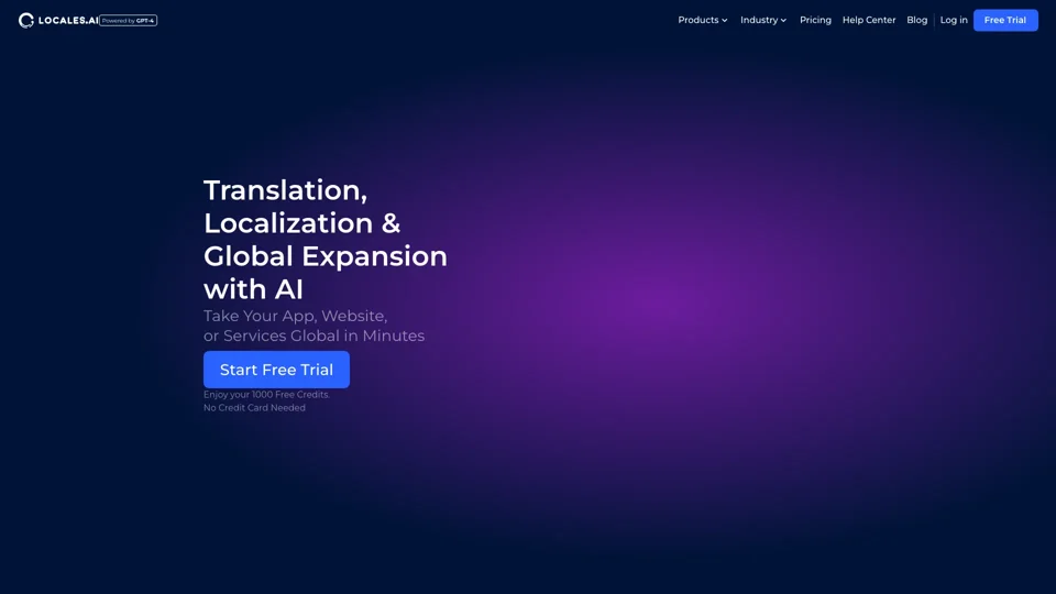 Locales.ai | Fast & Accurate AI-Driven Website and App Localization Service