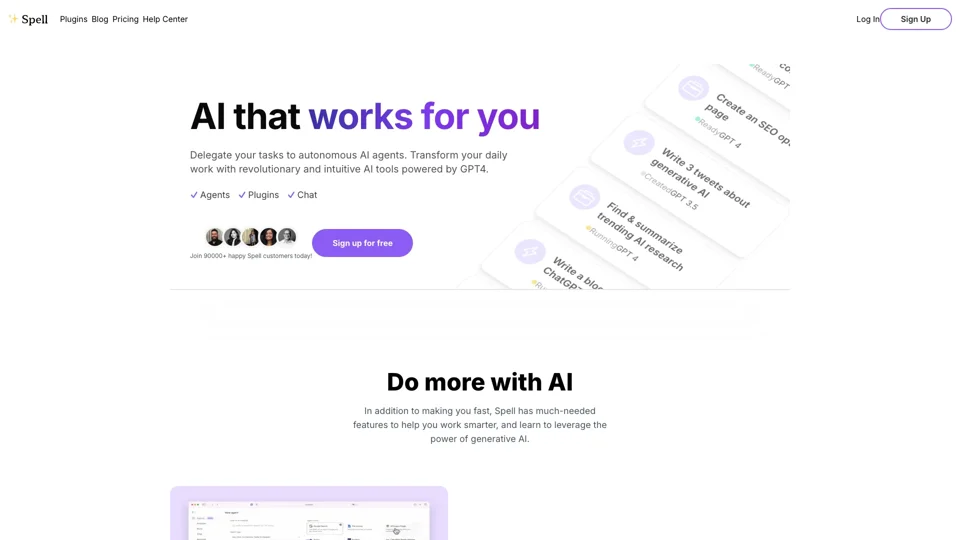 ✨Spell – AI agents that work for you