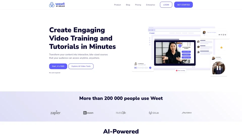 Create interactive training videos
