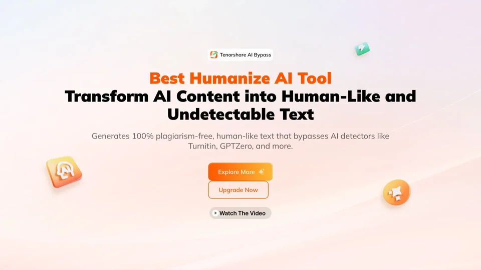 Free AI Writer & Free AI PDF Summarizer & Best Humanize AI Tool and Free AI Presentation Maker | Tenorshare AI