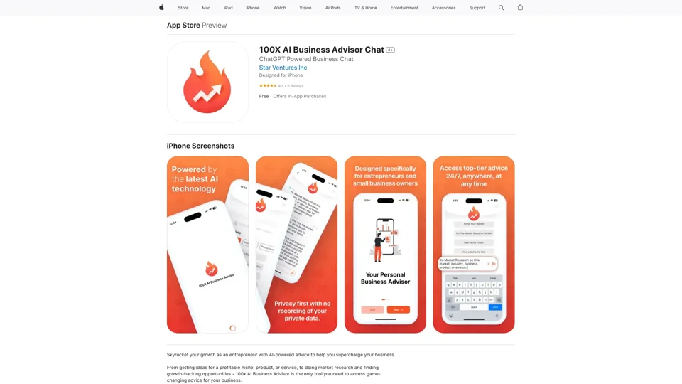 ‎100X AI Business Advisor Chat on the App Store