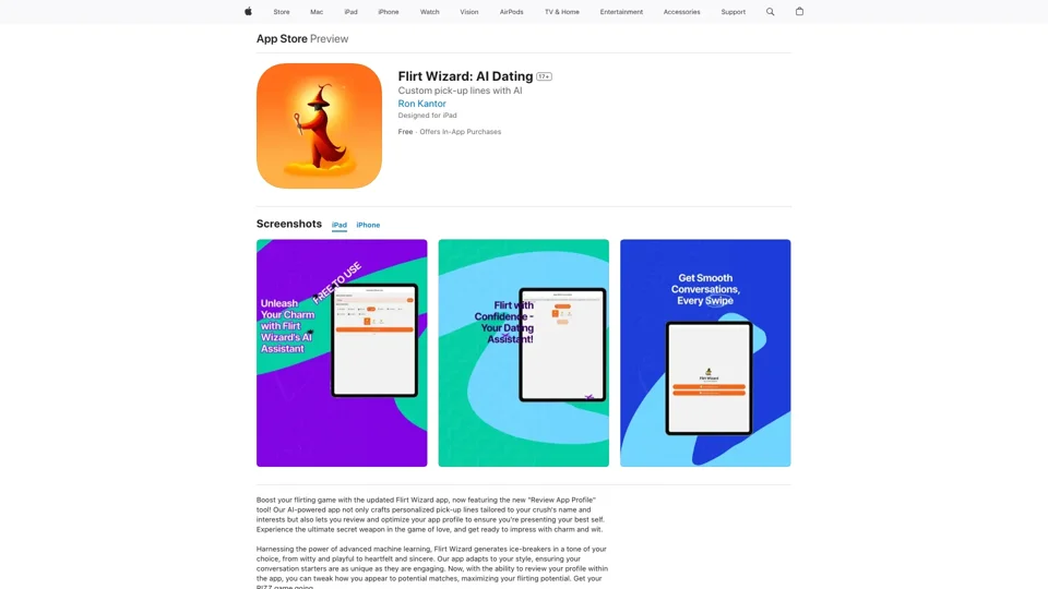 ‎Flirt Wizard: AI Dating on the App Store