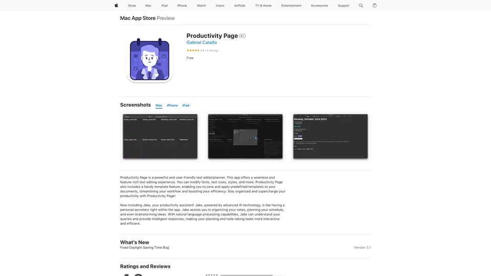 ‎Productivity Page on the App Store