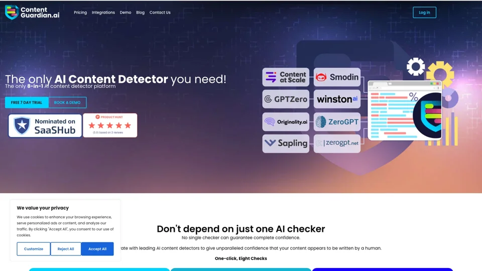 Content Guardian - 8-in-1 AI Content Checker