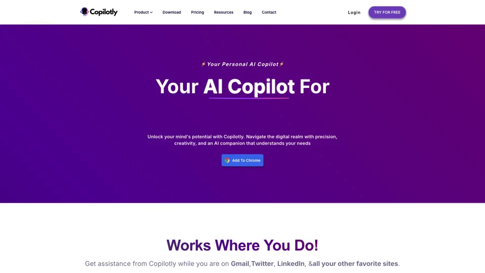 Copilotly - Your Personal AI Copilot