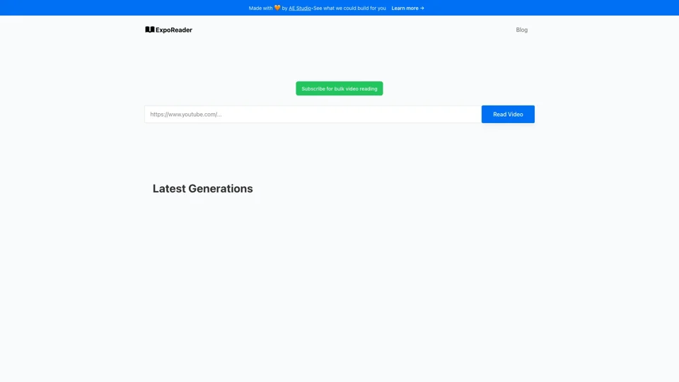 ExpoReader | ExpoReader
