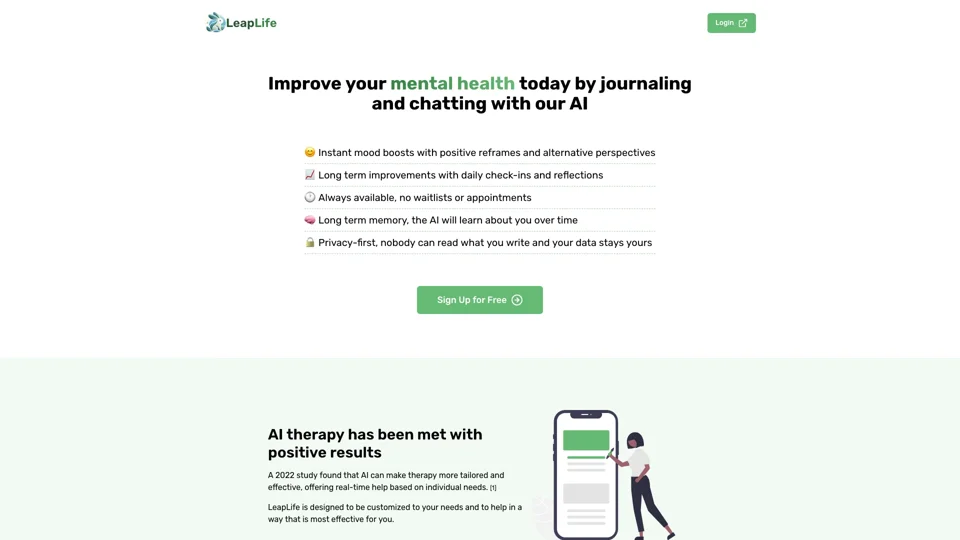 LeapLife - Journal App For Mental Health