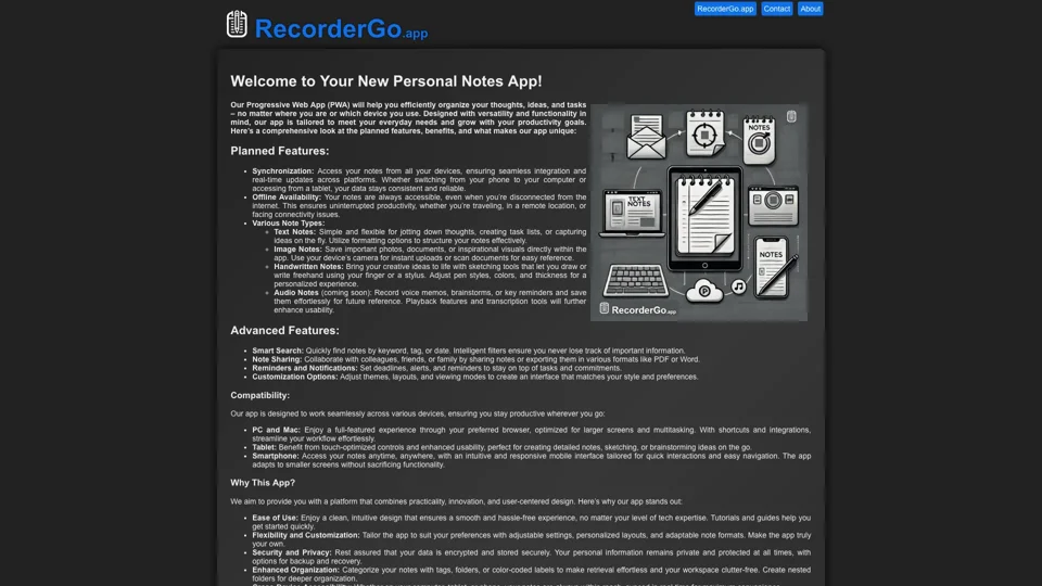 Personal Notes App – Organize Your Life Anytime, Anywhere