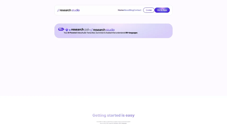 Research Studio - Next level UX research