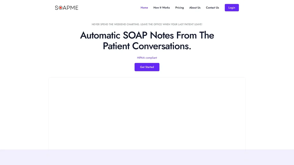 SOAPME.AI - Turn Transcription Into SOAP notes charting