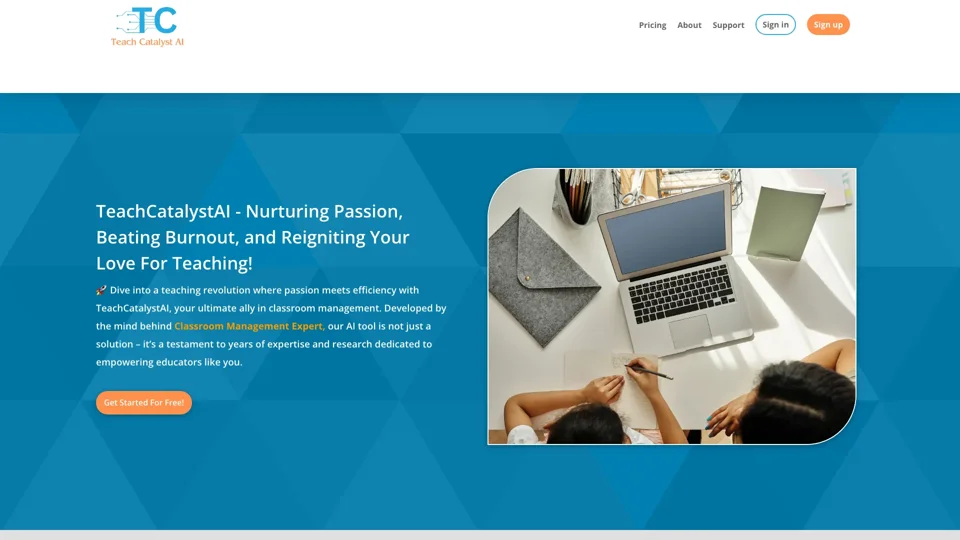 Teaching Assistant | Teach Catalyst Ai | We Help Teachers By Making Their Work Easier and More Efficient With Our AI-Powered Tools