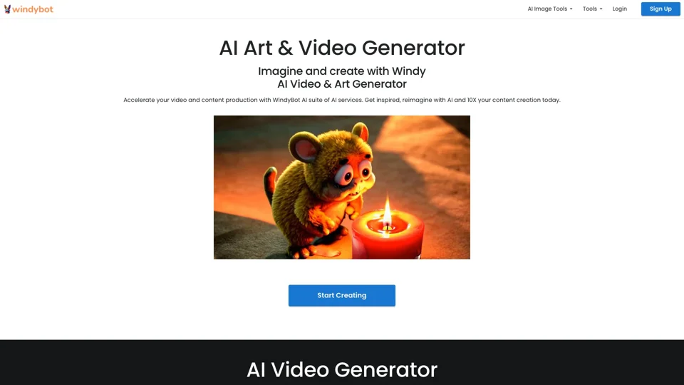 Windy AI Video & Art Generator