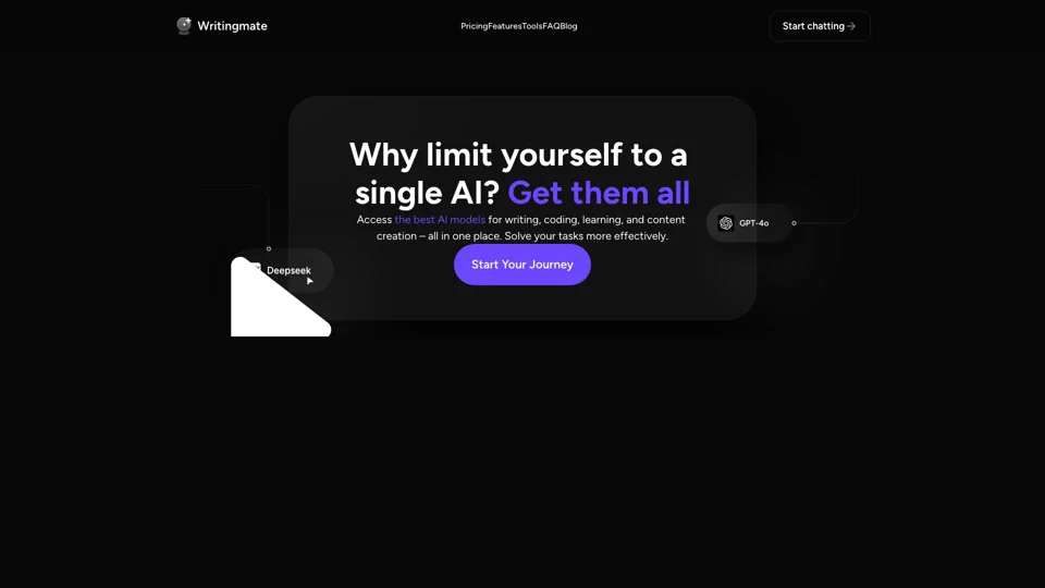 Writingmate – Multiple AI Models, One Platform