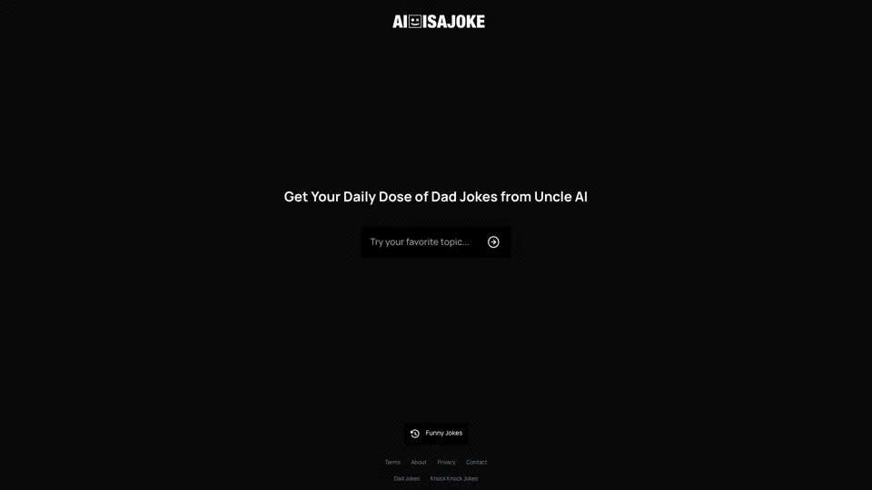 Make Uncle A.I. Crack Dad Jokes For You