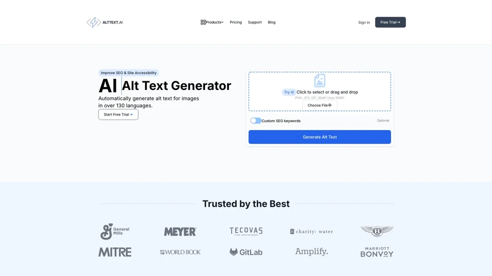 AI Alt Text Generator