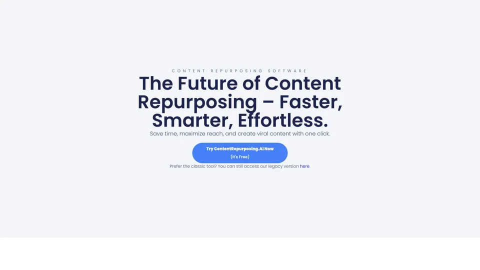 Repurpose All of Your Content – Re-use all of your old content and make it new again
