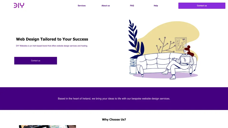 Bespoke Web Design Services in Ireland | DIY Websites