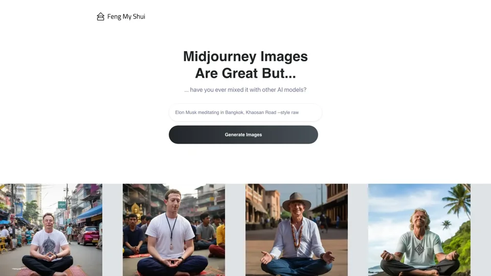 Feng My Shui - Midjourney App & Stable Diffusion XL