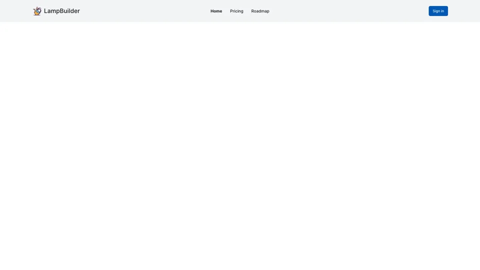 Lampbuilder - Instantly Create Stunning Landing Pages