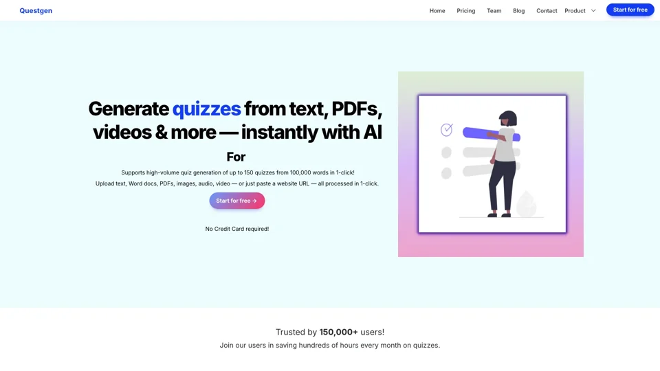 Questgen - AI Quiz Generator