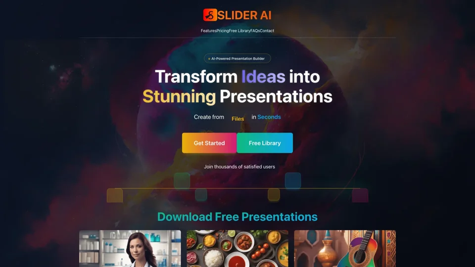 Slider AI | Generate Presentations with AI in Seconds