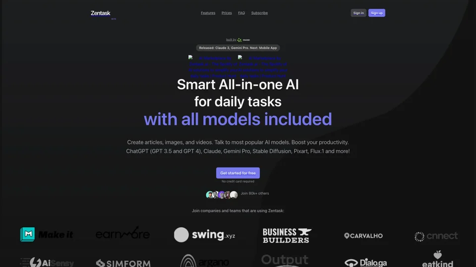 Zentask: Smart All-in-one AI for daily tasks